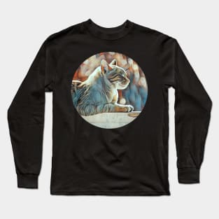 Furry floppy cat Long Sleeve T-Shirt